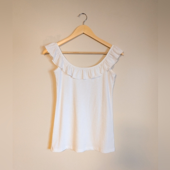 Loft Ruffle Tank - Picture 1 of 2